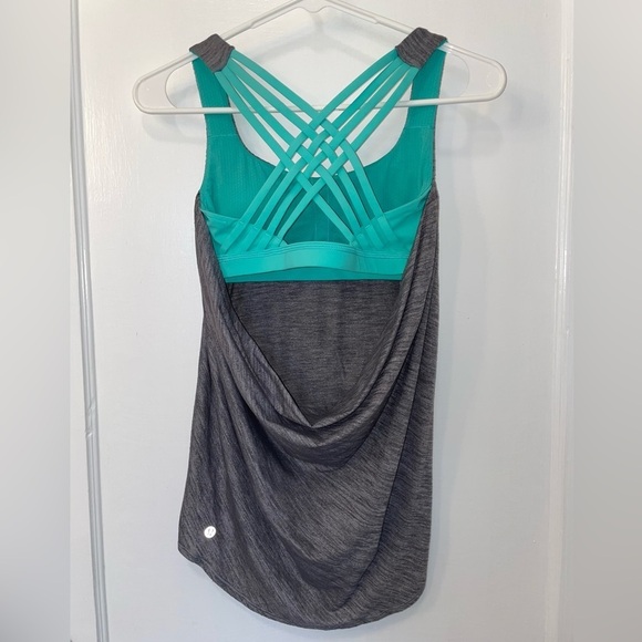 Lululemon Wild Tank Heathered Slate Bali Breeze - Picture 2 of 7